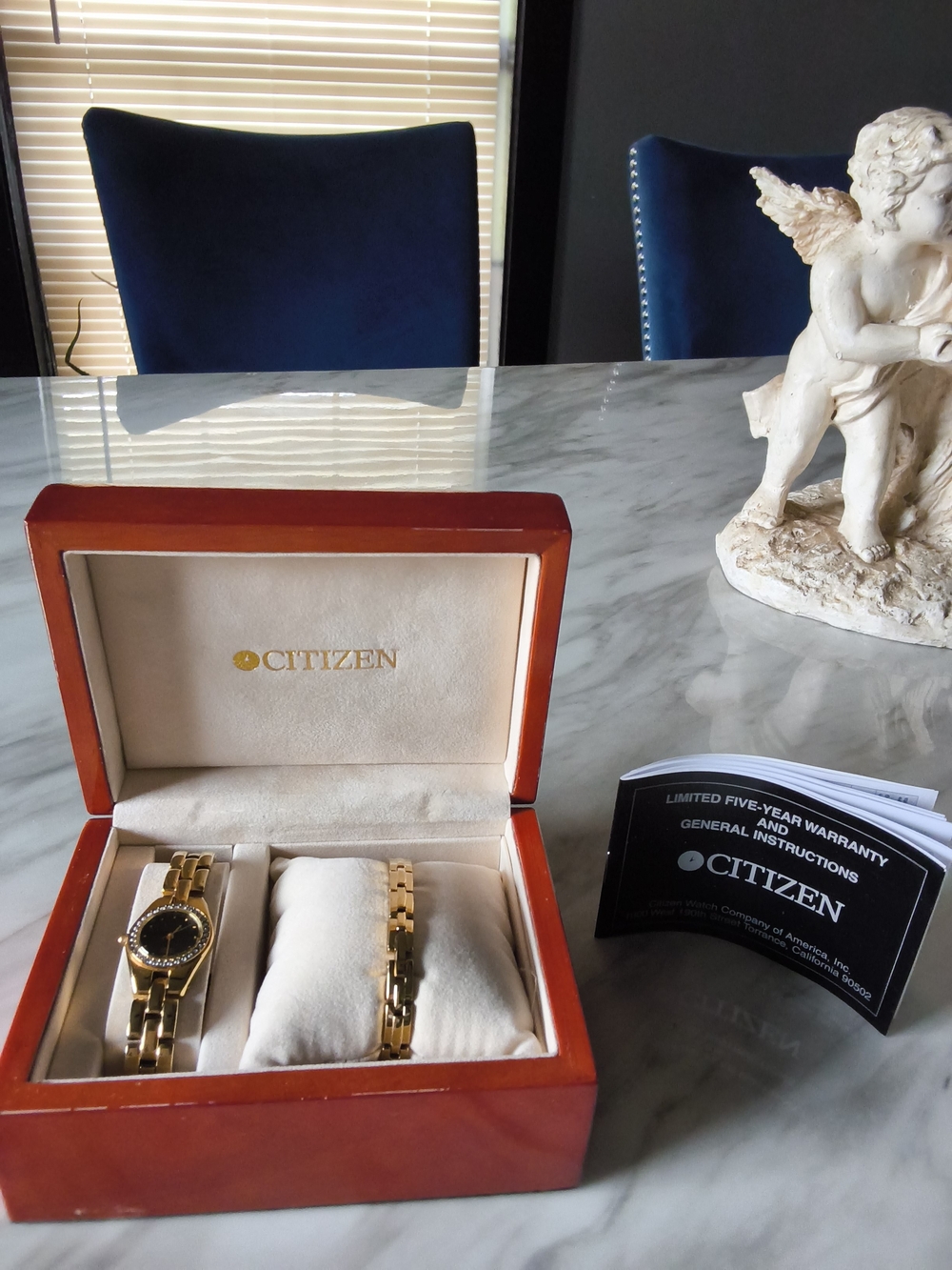 Citizen Women's Gold-Tone Bracelet Watch with Extra Band